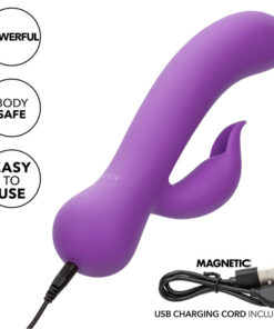 CALEXOTICS – FIRST TIME VIBRADOR COMPLACIENTE RECARGABLE MORADO - intimamenities.com