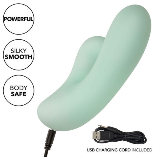 CALEXOTICS – PACIFICA FIJI VIBRADOR Y ESTIMULADOR PUNTO G 10 VIBRACIONES AQUA - intimamenities.com