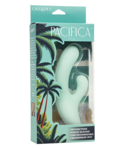 CALEXOTICS – PACIFICA FIJI VIBRADOR Y ESTIMULADOR PUNTO G 10 VIBRACIONES AQUA - intimamenities.com