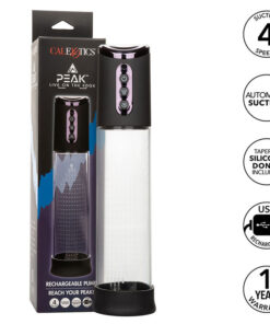 CALEXOTICS - PEAK BOMBA ONDAS ESTIMULADORASA 4 VELOCIDADES NEGRO