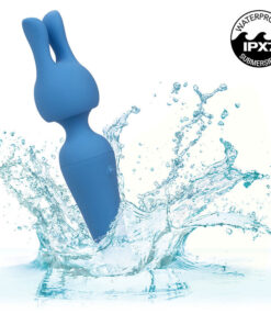 CALEXOTICS – COUTURE KIT VIBRADOR WAND 10 VIBRACIONES AZUL - intimamenities.com