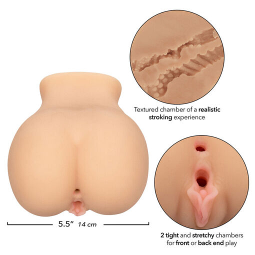 CALEXOTICS - THE FARMERS DAUGHTER DOBLE MASTURBADOR REALÖSTICO NATURAL - Imagen 8