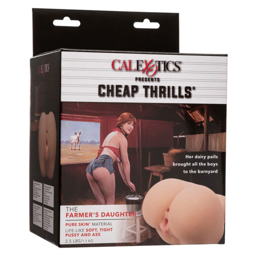 CALEXOTICS - THE FARMERS DAUGHTER DOBLE MASTURBADOR REALÖSTICO NATURAL - Imagen 9