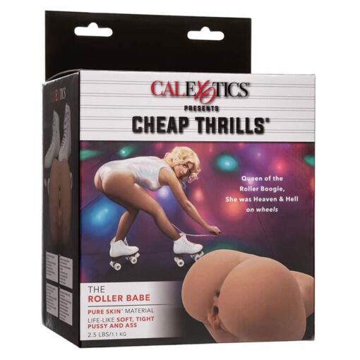 CALEXOTICS - THE ROLLER BABE DOBLE MASTURBADOR REALÖSTICO NATURAL - Imagen 9