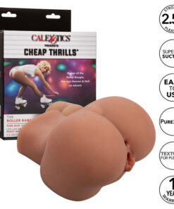 CALEXOTICS - THE ROLLER BABE DOBLE MASTURBADOR REALÖSTICO NATURAL