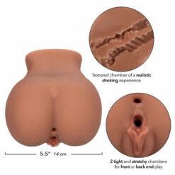 CALEXOTICS - THE ROLLER BABE DOBLE MASTURBADOR REALÖSTICO NATURAL - piKanteo | Despierta tu lado más piKante
