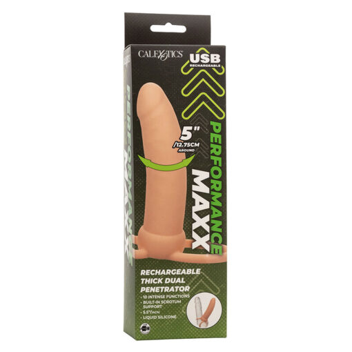 CALEXOTICS - MAXX DOBLE PENETRADOR GRUESO 10 VIBRACIONES NATURAL - Imagen 11