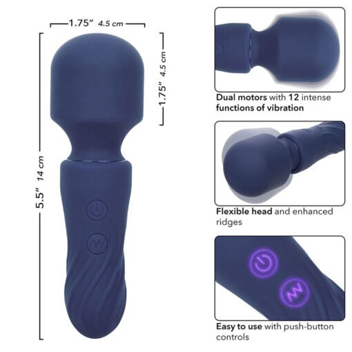 CALEXOTICS – CHARISMA CHARM MASAJEADOR 12 FUNCIONES MORADO - intimamenities.com