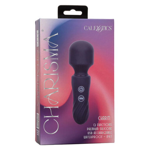 CALEXOTICS – CHARISMA CHARM MASAJEADOR 12 FUNCIONES MORADO - intimamenities.com
