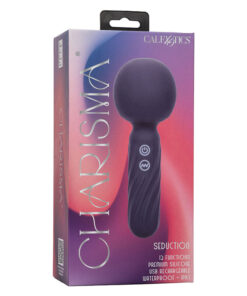 CALEXOTICS – CHARISMA SEDUCTION MASAJEADOR 12 FUNCIONES 17,75 CM X 6,25 CM MORADO - intimamenities.com