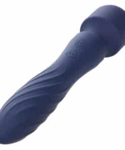 CALEXOTICS – CHARISMA MYSTIQUE MASAJEADOR DOBLE MOTOR 12 FUNCIONES 21,5 CM X 4,5 CM MORADO - intimamenities.com