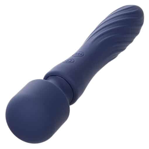 CALEXOTICS – CHARISMA MYSTIQUE MASAJEADOR DOBLE MOTOR 12 FUNCIONES 21,5 CM X 4,5 CM MORADO - intimamenities.com