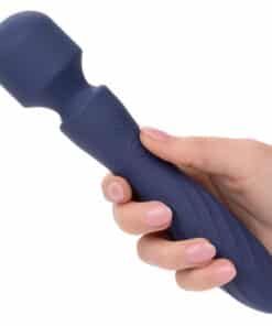 CALEXOTICS – CHARISMA MYSTIQUE MASAJEADOR DOBLE MOTOR 12 FUNCIONES 21,5 CM X 4,5 CM MORADO - intimamenities.com