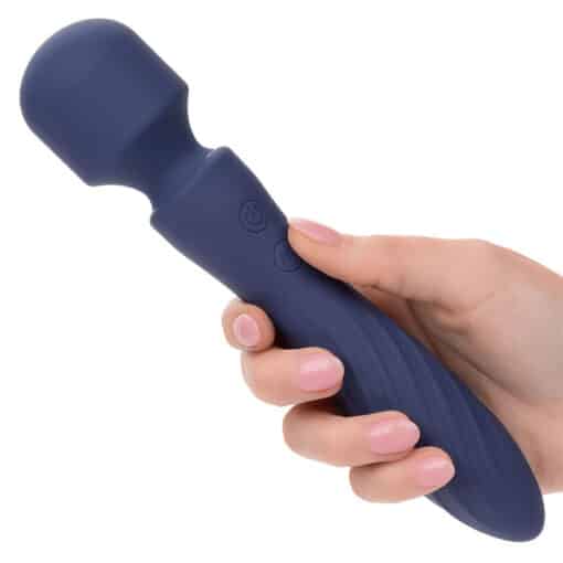 CALEXOTICS – CHARISMA MYSTIQUE MASAJEADOR DOBLE MOTOR 12 FUNCIONES 21,5 CM X 4,5 CM MORADO - intimamenities.com