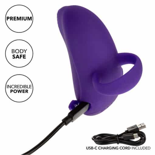 CALEXOTICS - ENVY MASAJEADOR DE BOLA RODANTE 7 VIBRACIONES MORADO - Imagen 7