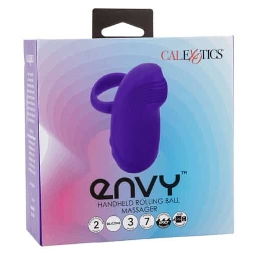 CALEXOTICS - ENVY MASAJEADOR DE BOLA RODANTE 7 VIBRACIONES MORADO - Imagen 10