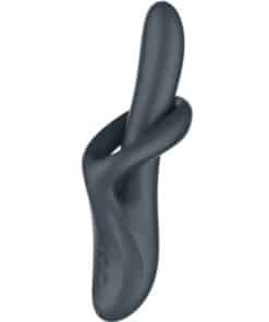SATISFYER – HEAT FLEX 4 VIBRADOR EFECTO CALOR 12 VIBRACIONES GRIS - intimamenities.com