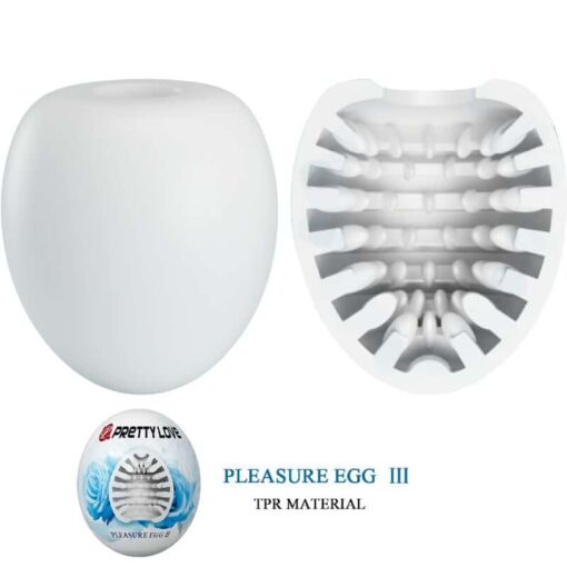 PRETTY LOVE - MASTURBADOR MASCULINO HUEVO BLANCO - Imagen 7