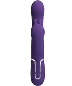 PRETTY LOVE – CAMMY TRIPLE VIBRADOR MULTIFUNCIÓN 4 EN 1 MORADO - intimamenities.com