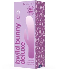 B SWISH – BWILD BUNNY INFINITE DELUXE VIBRADOR RABBIT 10 VIBRACIONES MORADO - intimamenities.com