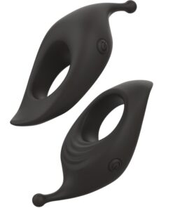 B SWISH – BCHARMED RHYTHM INFINITE DELUXE ANILLO PARA PENE 15 VIBRACIONES NEGRO - intimamenities.com
