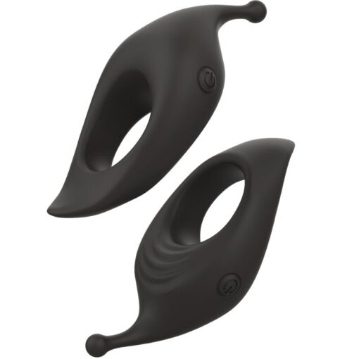 B SWISH – BCHARMED RHYTHM INFINITE DELUXE ANILLO PARA PENE 15 VIBRACIONES NEGRO - intimamenities.com