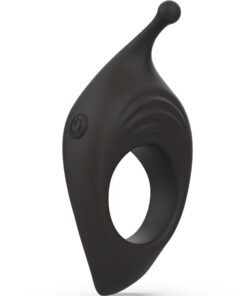 B SWISH – BCHARMED RHYTHM INFINITE DELUXE ANILLO PARA PENE 15 VIBRACIONES NEGRO - intimamenities.com