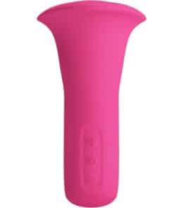 PRETTY LOVE – CLYDE VIBRADOR ORAL LENGUA VIBRADORA 12 VIBRACIONES ROSA - intimamenities.com