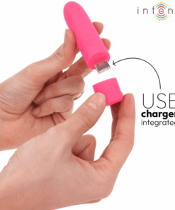 INTENSE – SYMONE BALA VIBRADORA RECARGABLE POR USB 8 VIBRACIONES ROSA 10 X 2.2 CM - intimamenities.com