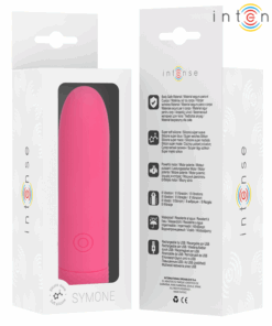 INTENSE – SYMONE BALA VIBRADORA RECARGABLE POR USB 8 VIBRACIONES ROSA 10 X 2.2 CM - intimamenities.com