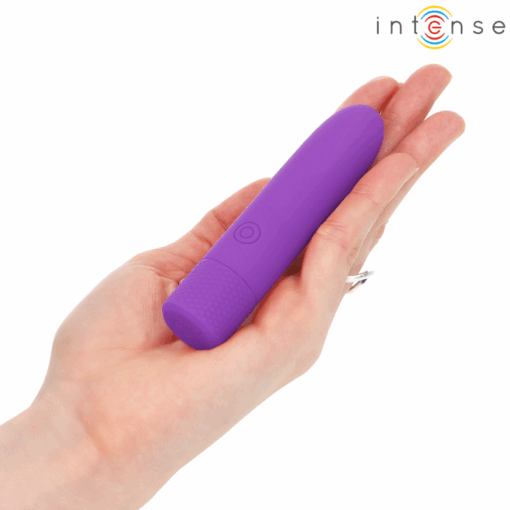 INTENSE – SYMONE BALA VIBRADORA RECARGABLE POR USB 8 VIBRACIONES MORADO 10 X 2.2 CM - intimamenities.com