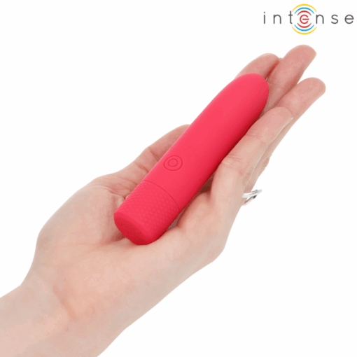 INTENSE – SYMONE BALA VIBRADORA RECARGABLE POR USB 8 VIBRACIONES ROJO 10 X 2.2 CM - intimamenities.com