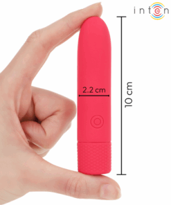 INTENSE – SYMONE BALA VIBRADORA RECARGABLE POR USB 8 VIBRACIONES ROJO 10 X 2.2 CM - intimamenities.com