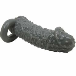 PRETTY LOVE - FUNDA REALÍSTICA ALARGADORA Y RETARDANTE PARA PENE MODELO 2 GRIS - piKanteo | Despierta tu lado más piKante