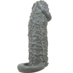 PRETTY LOVE - FUNDA REALÍSTICA ALARGADORA Y RETARDANTE PARA PENE MODELO 2 GRIS - piKanteo | Despierta tu lado más piKante
