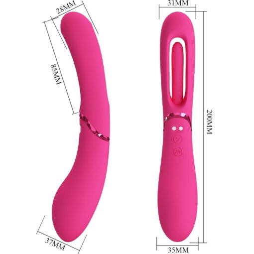 ROMANCE – LEXIE VIBRADOR PUNTO G 7 VIBRACIONES ROSA - intimamenities.com