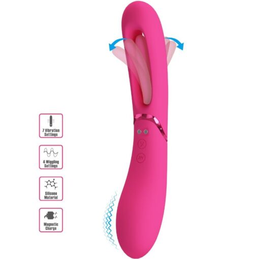 ROMANCE – LEXIE VIBRADOR PUNTO G 7 VIBRACIONES ROSA - intimamenities.com
