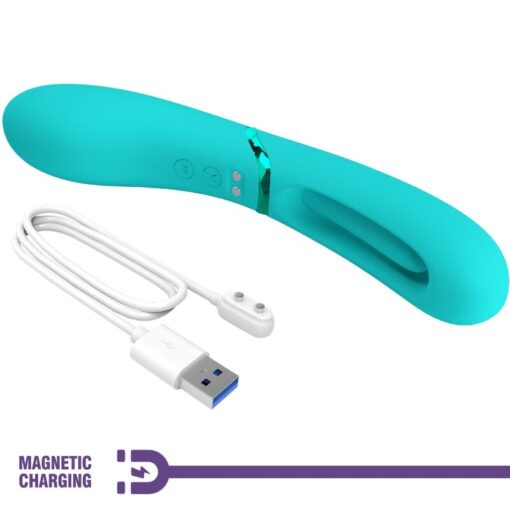 ROMANCE – LEXIE VIBRADOR PUNTO G 7 VIBRACIONES AZUL - intimamenities.com