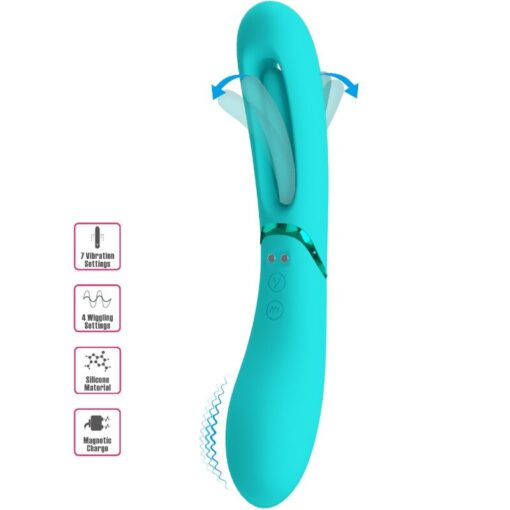 ROMANCE – LEXIE VIBRADOR PUNTO G 7 VIBRACIONES AZUL - intimamenities.com