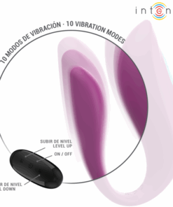 INTENSE – ANNIE ESTIMULADOR & VIBRADOR FORMA DE U MORADO CONTROL REMOTO - intimamenities.com