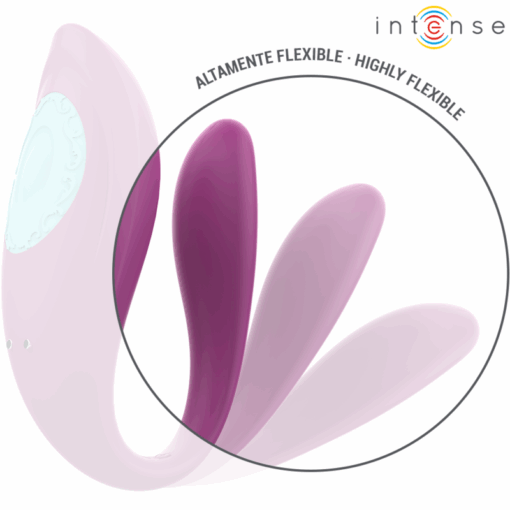 INTENSE – ANNIE ESTIMULADOR & VIBRADOR FORMA DE U MORADO CONTROL REMOTO - intimamenities.com