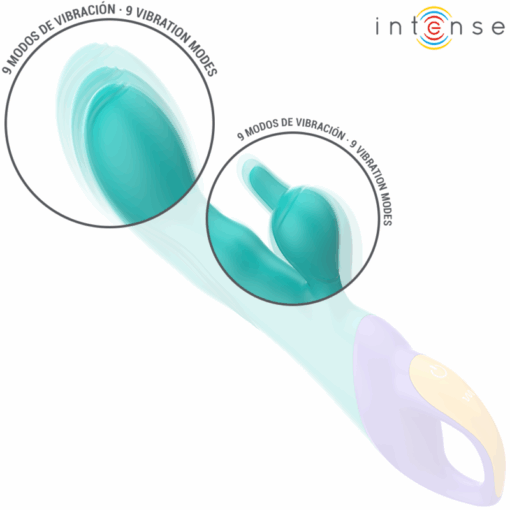 INTENSE – FRED VIBRADOR RABBIT AZUL - intimamenities.com
