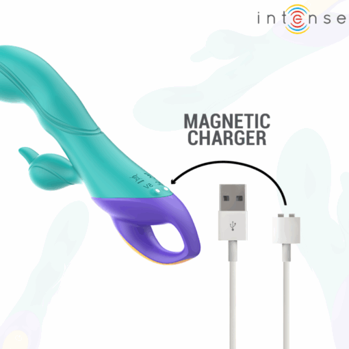 INTENSE – FRED VIBRADOR RABBIT AZUL - intimamenities.com