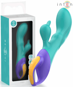 INTENSE – FRED VIBRADOR RABBIT AZUL - intimamenities.com