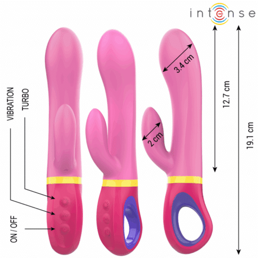 INTENSE – DAPHNE VIBRADOR RABBIT ROSA - intimamenities.com