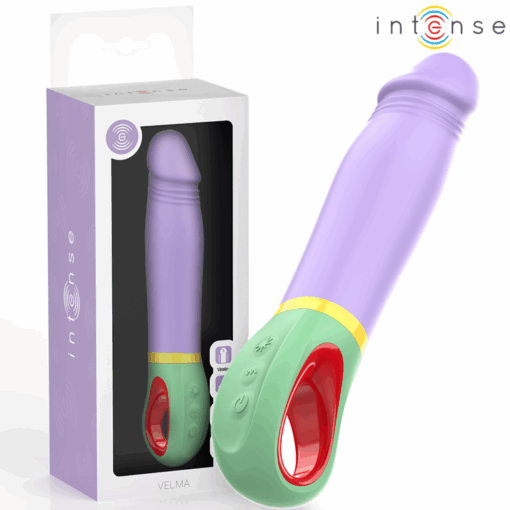INTENSE – VELMA VIBRADOR CLÁSICO MORADO - intimamenities.com