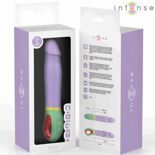 INTENSE – VELMA VIBRADOR CLÁSICO MORADO - intimamenities.com