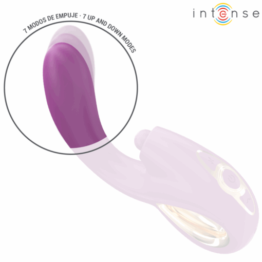 INTENSE – LALI VIBRADOR PUNTO G MULTIFUNCIÓN ESTIMULACIÓN & EMPUJE & VIBRACIÓN MORADO - intimamenities.com