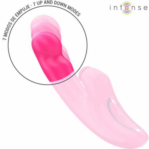 INTENSE – EMI VIBRADOR 13,5 CM MULTIFUNCIÓN 3 EN 1 10 VIBRACIONES ROSA - intimamenities.com