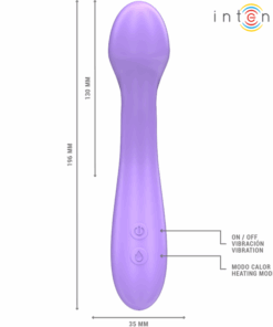 INTENSE – BECKY VIBRADOR 19 CM CALENTABLE 7 VIBRACIONES MORADO - intimamenities.com